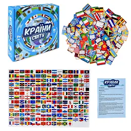 Настільна гра Strateg Країни світу 30952 Різнокольоровий shop (4823113893088) - мініатюра 2
