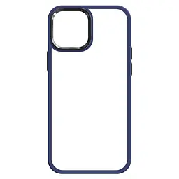 Чехол для Apple iPhone 14, Unit, синий, прозрачный противоударный чехол-накладка из TPU и поликарбоната (PC), с защитными бортиками, защита всего корпуса от ударов и царапин, ArmorStandart (ARM62477)