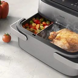 Мультипіч Philips Ovi Dual SteamFry (NA565/02) - мініатюра 3
