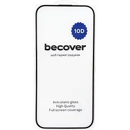Захисне скло BeCover для Apple iPhone 16 10D Black (712321) - мініатюра 3