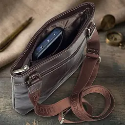 Чоловіча сумка Tony Perotti Italico 6048G-20 (90105) Коричнева - мініатюра 9