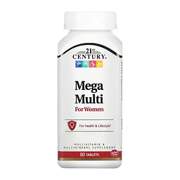 Мультивітамінний комплекс для жінок Mega Multi For Women - 90 tabs