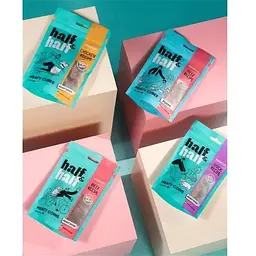 Ласощі для цуценят Half&Half у формі м'ясних кубиків з яловичиною 100 г - мініатюра 4