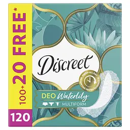 Щоденні прокладки Discreet Deo Waterlily 120 шт. - мініатюра 2