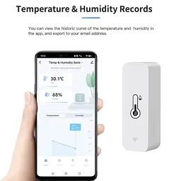 Розумний датчик температури та вологості Tuya Smart Bluetooth з дистанційним моніторингом - мініатюра 4