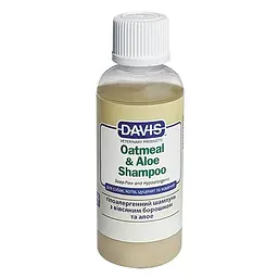 Шампунь Davis Oatmeal & Aloe Shampoo девіс вівсяне борошно з алое гіпоалергенний для собак та котів 50 мл