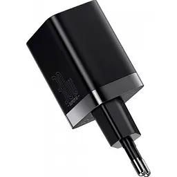 Мережевий зарядний пристрій Baseus Super Si Pro 30W USB-C + USB-A Black (CCSUPP-E01) [102000] - мініатюра 2