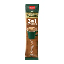 Напій кавовий Jacobs Cappuccino 3 в 1, 12.5 г (579172)