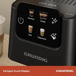 Кавомашина GRUNDIG KSM 5330 із вбудованим контейнером для молока, потужність 1628 Вт, тиск насоса 15 бар, подвійна насадка - мініатюра 5