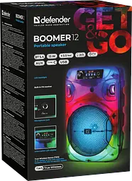 Портативна акустика Defender Boomer 12 15Вт (65412) (7151828) - мініатюра 8