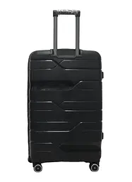 Валіза велика L поліпропілен Milano bag 0306 76×49×31см 82л Чорна - мініатюра 2