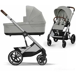 Коляска Cybex Balios S Lux 2 в 1 SLV Stone Grey 2025 р.