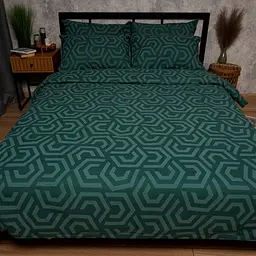 Підковдра Moon&Star Бязь Gold Люкс Emerald Maze Євро 200x220 см - мініатюра 2
