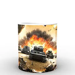 Кухоль GeekLand World of Tanks постер WT.02.003 330 мл білий - мініатюра 3