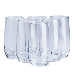 Набір склянок Deli Glass високих 6 штук по 360 мл, прозорий TS Kitchen HP557