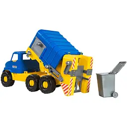 Машинка Tigres City Truck Сміттєвоз синя з жовтим (39399) - мініатюра 2