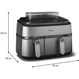 Мультипіч Philips Ovi Dual Steam 2750 Вт (NA555/00) - мініатюра 5