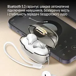 Навушники ColorWay Slim TWS-2 Earbuds White (CW-TWS2WT) - мініатюра 6
