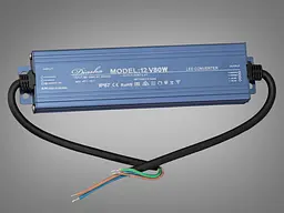 Блок живлення 12 В, для підключення LED стрічки, 80Вт, 6.67А - мініатюра 2