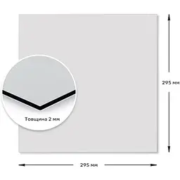 Дзеркало Wall Sticker SW-00000749 акрилове самоклеюче 295х295х2 мм - мініатюра 2