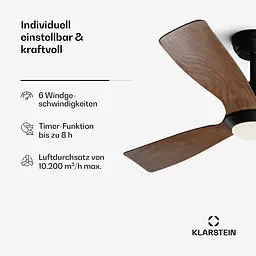Стельовий вентилятор Klarstein Fiji Flow Smart (10046092) - мініатюра 3