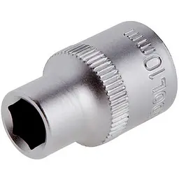 Головка торцева шестигранна Intertool 10мм x 1/2" матова