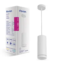 Світлодіодний Світильник підвісний Feron HL570 14Вт 4000K білий