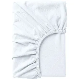 Простирадло варена бавовна на резинці для коляски та люльки Cosas Snow 40х80х5 см (01WashedCottonWhite_FittedStroller_40х80)
