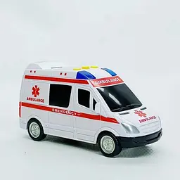 Дитяча автомодель "Швидка допомога" 7994, 17х7 см, звукові та світлові ефекти - мініатюра 4