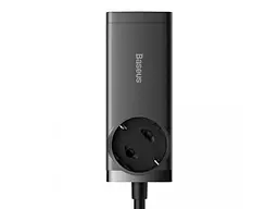 Мережевий зарядний пристрій Baseus GaN3 Pro Desktop Powerstrip AC+2U+2C 100W EU Black With Mini White Cable Type-C to Type-C 100W, 20V/5A, 1 м Black） - мініатюра 3
