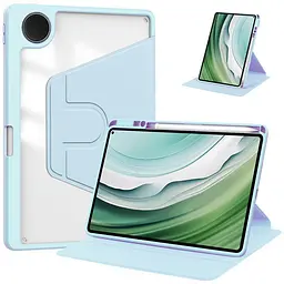 Чохол TPUCristal Pen holder 360 для Samsung Galaxy Tab A11 8.7 X130 X135 Голубий