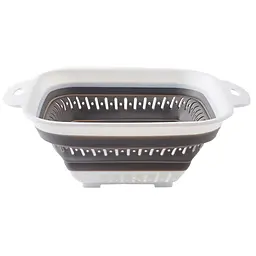 Друшляк складаний MBM My Home KP-75 біло-сірий 2 л (KP-75 WHITE/GRAY)