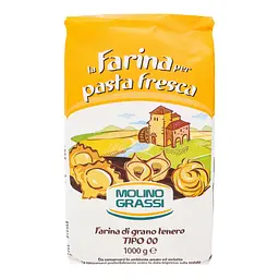 Борошно Molino Grassi Pasta Fresca Tipo 00 з м'яких сортів пшениці 1 кг - мініатюра 2