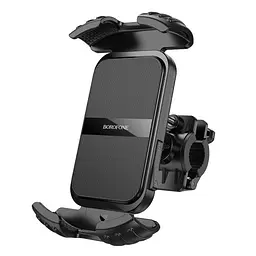 Вело/мото тримач Borofone BH105 Crown bicycle motorcycle universal holder чорний - мініатюра 8