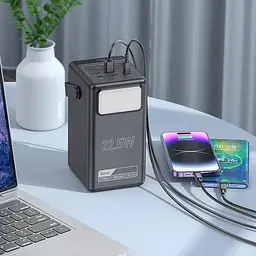 Батарея Hoco DB03 22.5W 100000mAh Black - мініатюра 3