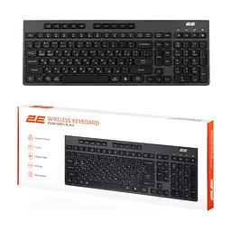 Клавіатура 2E KS280 Wireless Black/Gray (2E-KS280WBGR_AK) - мініатюра 2