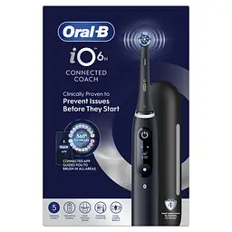 Електрична зубна щітка Oral-B iO 6 чорна - мініатюра 2