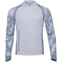 Реглан Favorite Hooded Jersey Universal XXL Sun protect Light grey