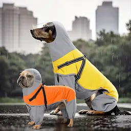 Дощовик для собак Wan Talk Dog Yellow Raincoat з капюшоном, 3XL - мініатюра 2