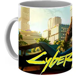 Кухоль GeekLand Cyberpunk 2077 Кіберпанк 2077 В-Крейда CY 02.575 330 мл білий - мініатюра 2