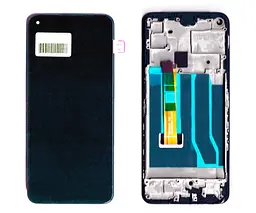 Дисплей Realme 7 5G чорний + рамка