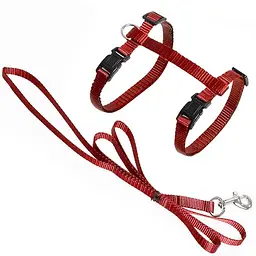 Flamingo Cat Harness and Leash Ziggi фламинго зигги шлея і Повідець для котів Червоний