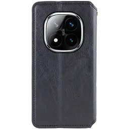 Шкіряний чохол-книжка GETMAN Cubic (PU) для Xiaomi Redmi Note 15 Pro 5G Чорний - мініатюра 3