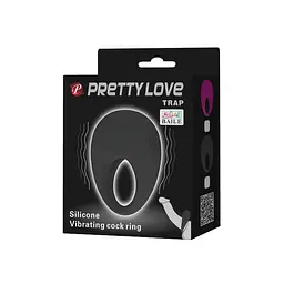 Віброкільце Pretty Love Trap 5.6 см чорний - мініатюра 11