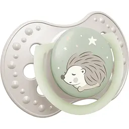 Пустушка LOVI Night&Day Girl Hedgehog силіконова динамічна 18+ міс. 2 шт. (22/931) - мініатюра 3