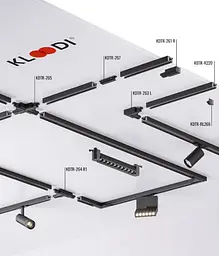 Трек однофазний Kloodi KDTR-L220 2 WH 2м білий - мініатюра 5