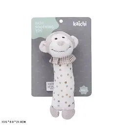 М'яка іграшка-брязкальце мавпочка Baby Soothing Toy (K999-328B)