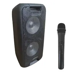 Акустична система Goldteller GT-6067 валіза з караоке 1800 mAh 120W Black (3_00449)