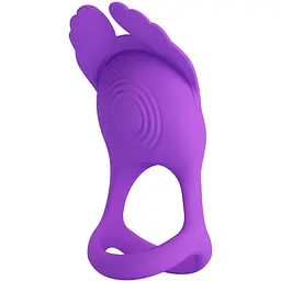 Віброкільце Pretty Love Silas Vibrant Penis Ring 9.5 см фіолетовий
