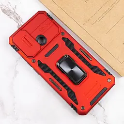 Ударостійкий чохол Camshield Army Ring для Xiaomi Redmi 10C Червоний / Red - мініатюра 6